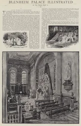 Palazzo di Blenheim Illustrato